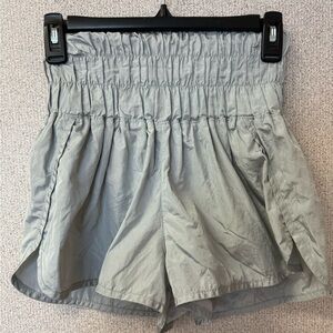 Free People Movement Women Size Small‎ The Way Home Shorts High Rise Artic Mist
